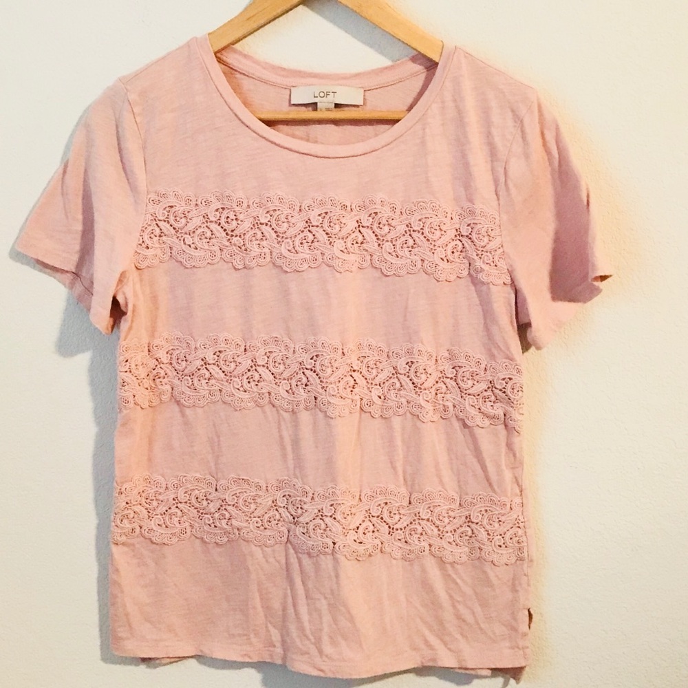 Loft soft lace embroidered front